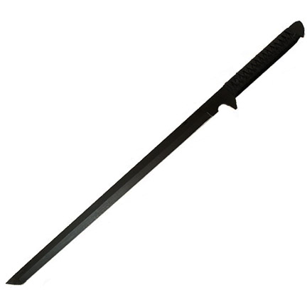 21" Stainless Steel Ninja Black Sword with Sheath