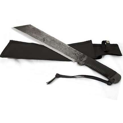 19 Inch Jungle Machete Solid Carbon Steel Very Heavy