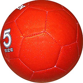 x(Sold Out) Size 3 Glitter Red Soccer Ball