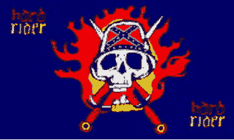 Hard Rider Rebel Flag