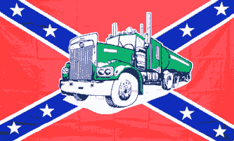 Rebel Truck Rebel Flag