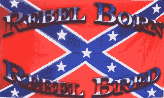 Born And Bred Rebel Flag