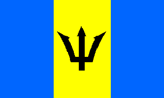 Barbados 3ft x 5ft Country Flag