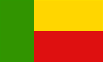 Benin 3ft x 5ft Country Flag