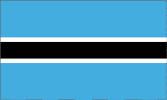 Botswana 3ft x 5ft Country Flag