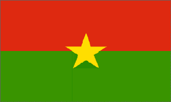 Burkina Faso 3ft x 5ft Country Flag