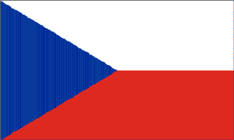 Czech Republic 3ft x 5ft Country Flag