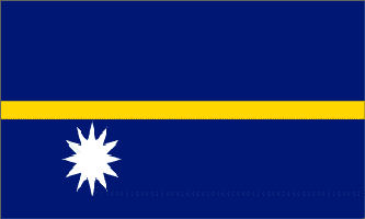 Nauru 3ft x 5ft Country Flag