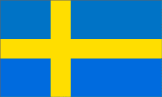 Sweden 3ft x 5ft Country Flag