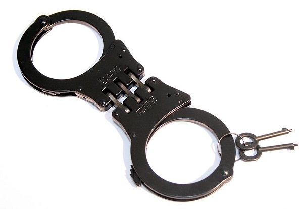 Handcuffs Hinged Black