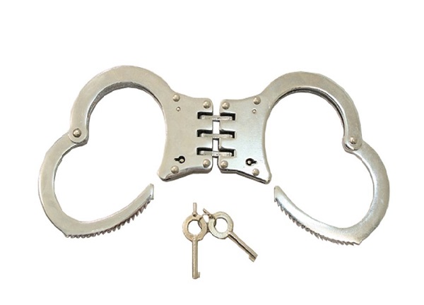 Handcuffs Hinged, Silver