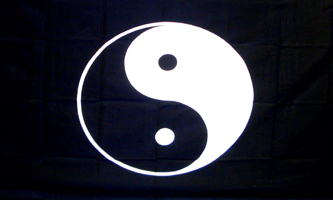 Ying Yang Flag 3ft x 5ft